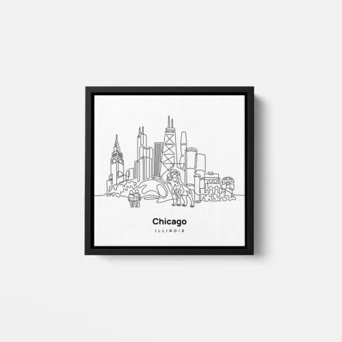 Mini Chicago Canvas Print - Main