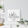 Mini Chicago Canvas Print - On Shelf