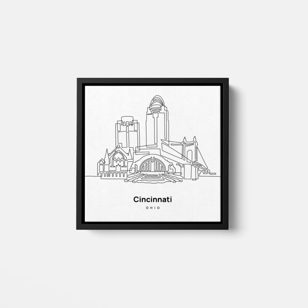 Mini Cincinnati Canvas Print - Main