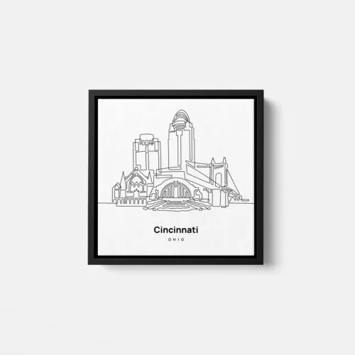 Mini Cincinnati Canvas Print - Main