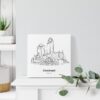 Mini Cincinnati Canvas Print - On Shelf