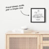 Mini Cincinnati Canvas Print - One Line Drawing