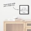 Mini Kansas City Canvas Print - One Line Drawing