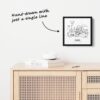 Mini Seattle Canvas Print - One Line Drawing