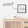 Mini Seattle Canvas Print - One Line Drawing