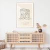 Arc De Triomphe Landmark Art Print - Shelf