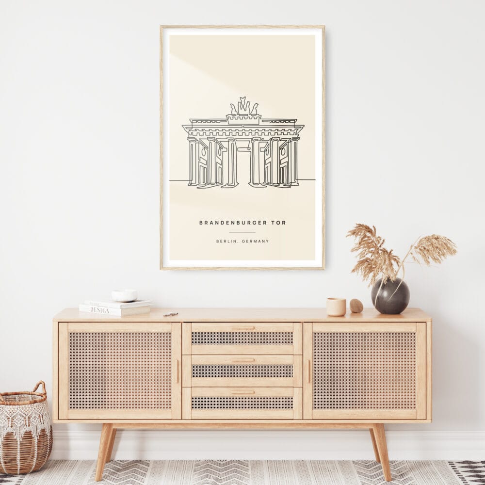Brandenburger Tor Landmark Art Print - Shelf Brandenburger Tor Landmark Art Print - Shelf