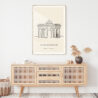 Brandenburger Tor Landmark Art Print - Shelf
