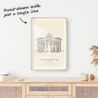 Brandenburger Tor Landmark One Line Drawing