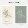 Brooklyn Bridge Landmark - Color Selection