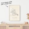 Brooklyn Bridge Landmark One Line Drawing