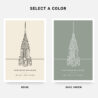Chrysler Building Landmark Art Print - Colors