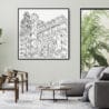Framed Chicago Theater Canvas Print - Living Room