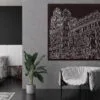 Framed Chicago Theater Canvas Print - Lounge Chair