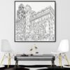 Framed Chicago Theater Canvas Print - Main - Light 2