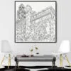 Framed Chicago Theater Canvas Print - Main - Light 2