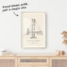 Golden Gate Bridge Landmark One Line Drawing