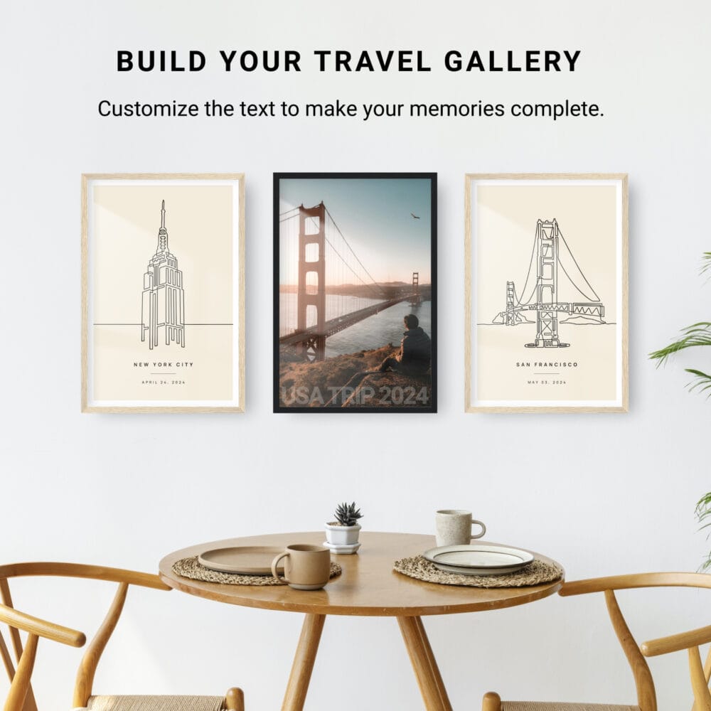 Landmark Art Print - Wall Art Gallery Example Landmark Art Print - Wall Art Gallery Example