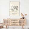Mount Rushmore Landmark Art Print - Shelf