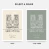 Notre Dame Landmark Art Print - Colors