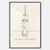 One World Trade Center Art Print - Main - Black Frame