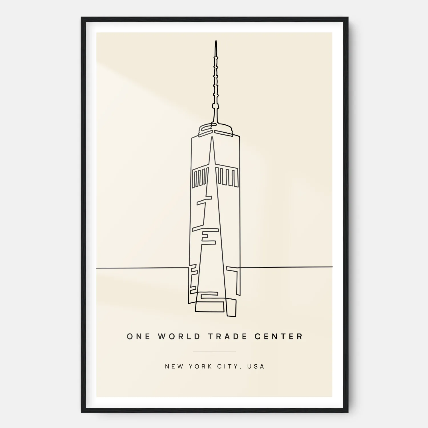 One World Trade Center Landmark Art Print