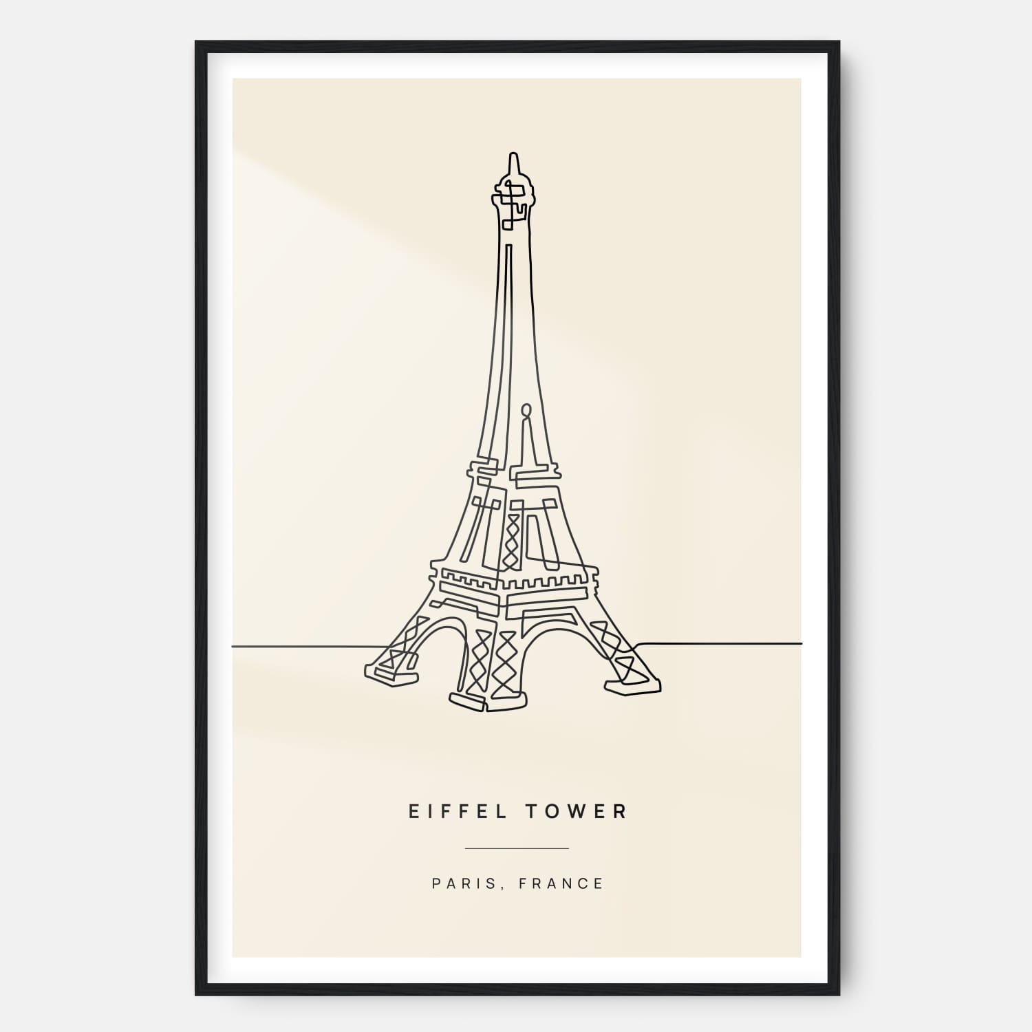 Eiffel Tower Landmark Art Print
