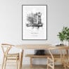 Amsterdam Canal District Art Print - Kitchen Wall Art - Portrait