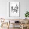 Amsterdam Grachtengordel Art Print - Kitchen Wall Art - Portrait