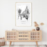 Amsterdam Grachtengordel Art Print - Shelf - Portrait