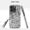 Buffalo NY LIne Art Phone Case - Snap Case - Sideviews