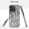 Buffalo NY LIne Art Phone Case - Snap Case - Sideviews