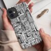Buffalo NY LIne Art Phone Case - Tough Case - Holding in Hand