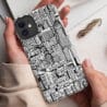Buffalo NY LIne Art Phone Case - Tough Case - Holding in Hand