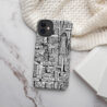 Buffalo NY LIne Art Phone Case - Tough Case - On Table