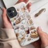 Cute French themed Phone Case with French Food - In Hand