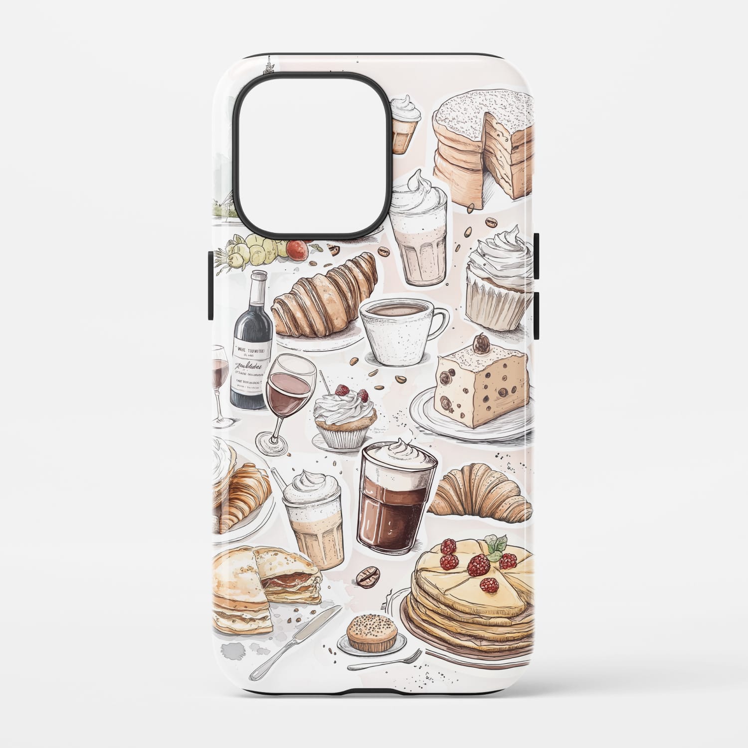 Cute French Themed Phone Case for iPhone® and Samsung®