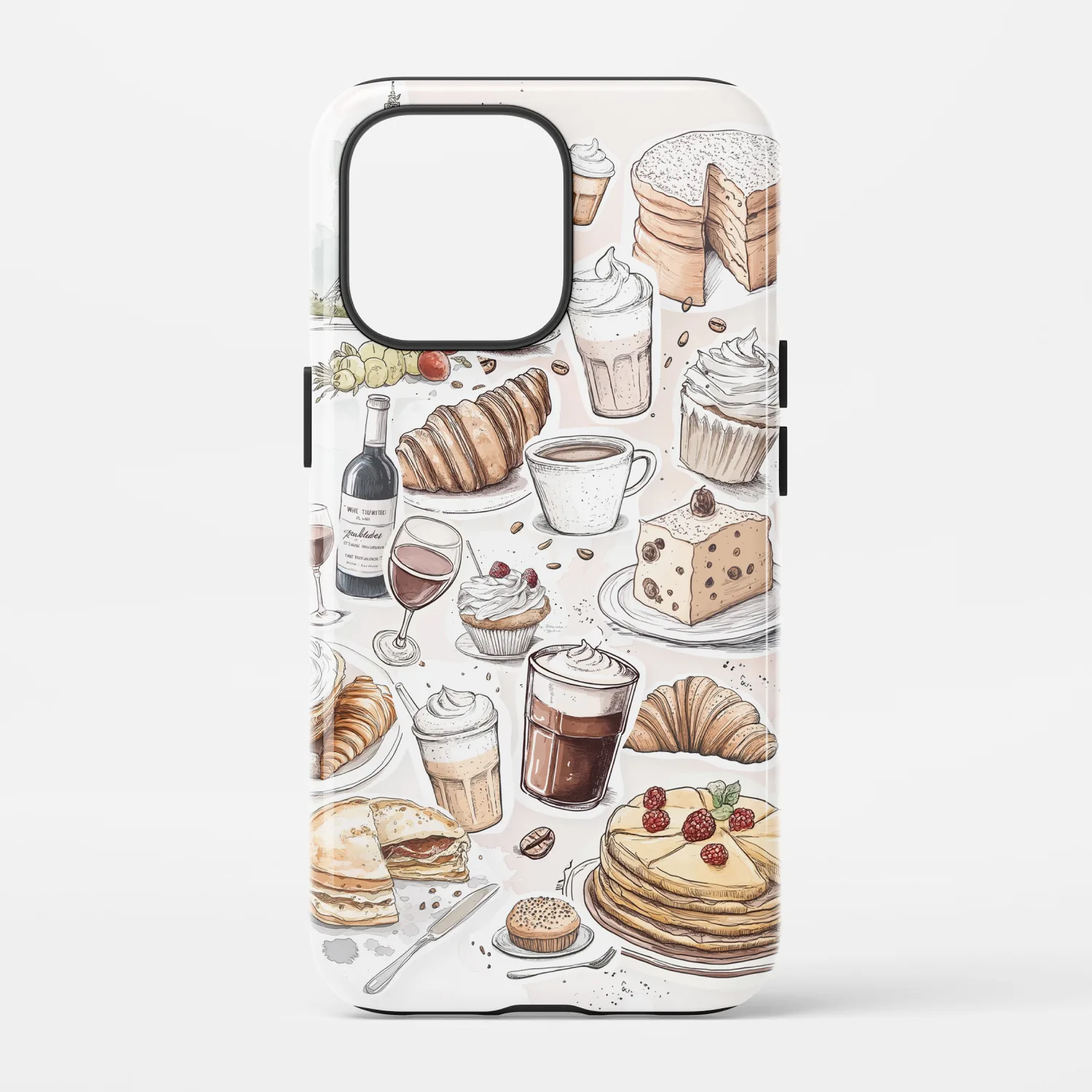Cute French Themed Phone Case For IPhone And Samsung - WanderLife Studios Cute French Themed Phone Case For IPhone And Samsung - WanderLife Studios