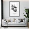 Framed Bangkok Thailand Tuk tuk Wall Art - Living Room - Portrait