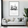 Framed The Bean Chicago Wall Art - Living Room - Portrait
