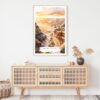 Grand Canyon Watercolor Art Print - Shelf - Portrait