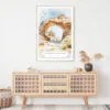 Arches National Park Watercolor Art Print - Shelf - Portrait