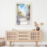 Barcelona Watercolor Art Print - Shelf - Portrait