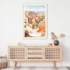 Bryce Canyon National Park Watercolor Art Print - Shelf - Portrait