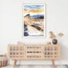 Death Valley National Park Watercolor Art Print - Shelf - Portrait