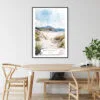 Donegal Coast Watercolor Art Print - Kitchen Wall Art - Portrait