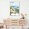 Great Basin National Park Watercolor Art Print - Shelf - Portrait