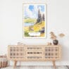 Isle of Skye Watercolor Art Print - Shelf - Portrait