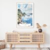 Lake Windermere Cumbria Watercolor Art Print - Shelf - Portrait