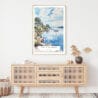 Lake Windermere Cumbria Watercolor Art Print - Shelf - Portrait